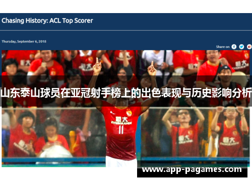山东泰山球员在亚冠射手榜上的出色表现与历史影响分析