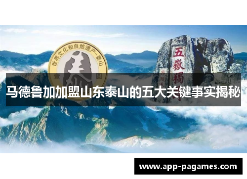 马德鲁加加盟山东泰山的五大关键事实揭秘